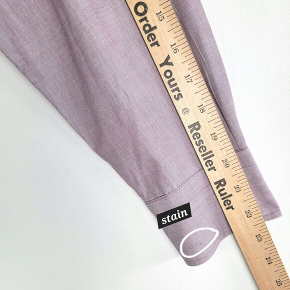 J Crew 120s 2 Ply Mens Size Small Ludlow Dress Shirt Spread Collar Career Work - Picture 3 of 10